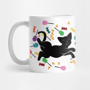 Trick or Treat Candy Kitten Mug